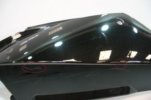 Coque arriere gauche APRILIA 125 ATLANTIC 2010 - 2012