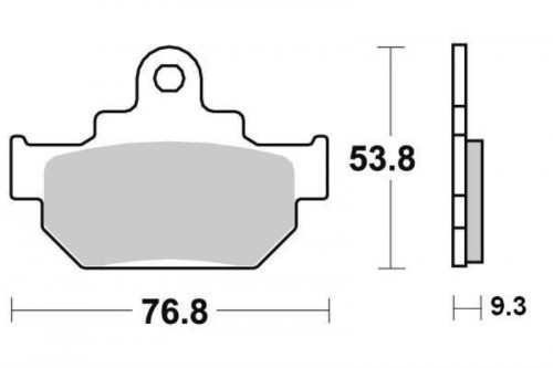 Plaquettes de frein avant SUZUKI DR 600 S 1985-1989