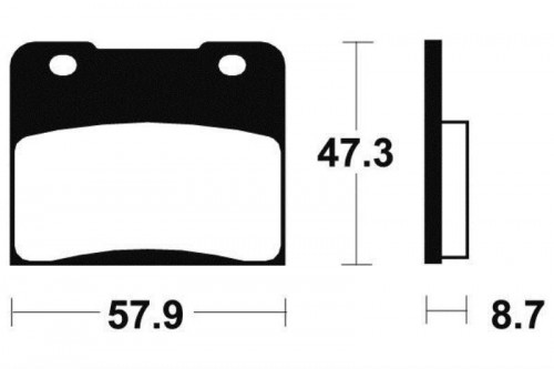 Plaquettes de frein avant SUZUKI RGV 250 1991-1996