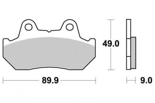 Plaquettes de frein avant HONDA GL 1100 1980-1983 GOLDWING