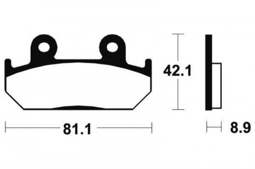 Plaquettes de frein avant HONDA CBR 600 F 1991-1994