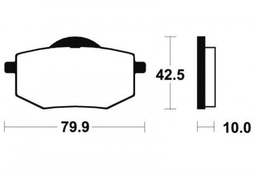 Plaquettes de frein avant YAMAHA XV 535 1988-1994 VIRAGO