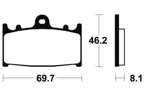 Plaquettes de frein avant SUZUKI RGV 250 1991-1996