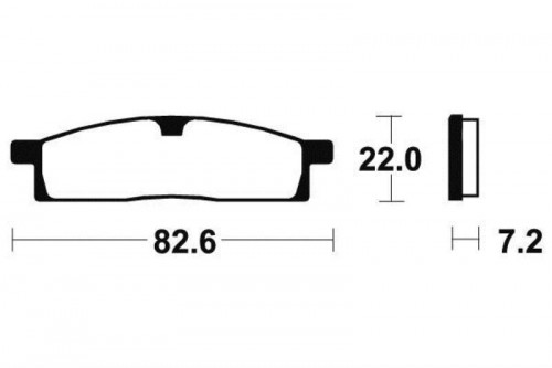 Plaquettes de frein avant YAMAHA DT 50 LC 1998-2000