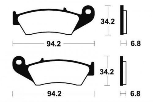 Plaquettes de frein avant SUZUKI DR-Z 400 E 2000-2007