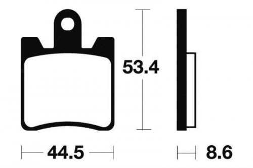 Plaquettes de frein avant SUZUKI AN 400 1999-2000 BURGMAN