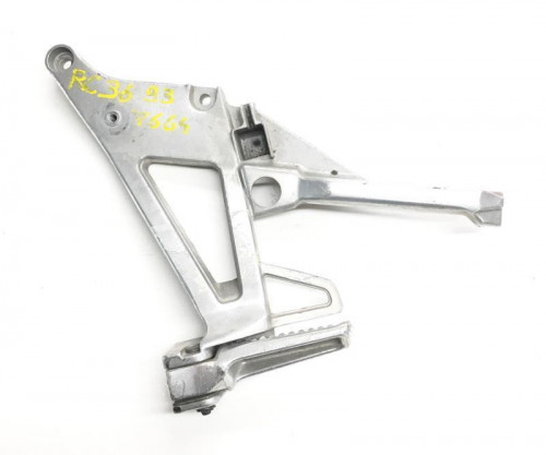 Platine et repose pieds arriere gauche HONDA VFR F 750 1990-1993