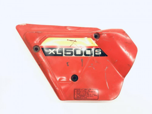 Cache carenage sous selle gauche HONDA XL 500 S 1979-1981