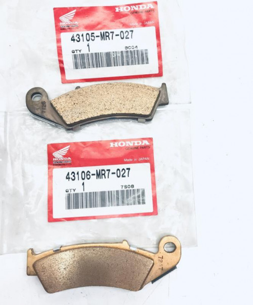 Plaquettes de frein arriere HONDA VFR 750 R 1987-1990