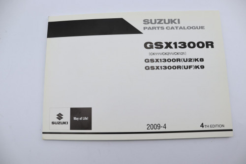 Manuel d'utilisation SUZUKI 1300 GSXR 2008 - 2009